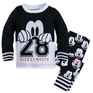 NEW Disney Store Mickey Mouse PJ Pals Pajamas for Baby Sz 12-18 mos - Picture 1 of 1