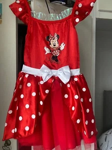Disney Minnie Mouse Fancy Dress Costume Age 7-8 - Picture 1 of 7