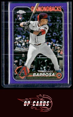 Jorge Barrosa 2024 Topps Chrome Update #USC163 Purple Refractor /250 - Image 1 of 2