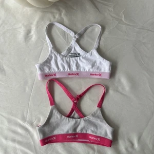Girls Bra Lot Of 2 Size XS HURLEY Size 3-4 Pink Used Fits Size 2-4 Kids - Picture 1 of 10