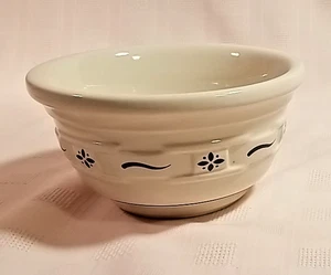 Ciotola di miscelazione Longaberger Pottery Blue Woven Traditions (più piccola) - Foto 1 di 5