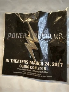 Prendedor oficial Power Rangers 2016 exclusivo de promoción de película Comic Con 2016 - Imagen 1 de 7