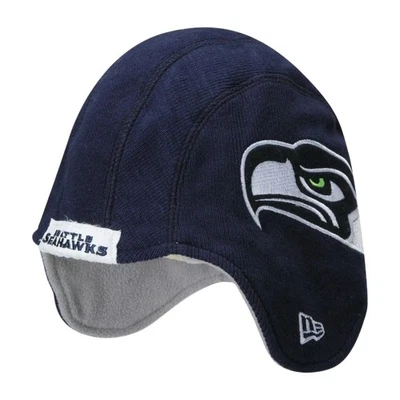 New Era Mens Hat Beanie Knit w Ear Drop NFL Eagles Blue One Size NEW NWT - Image 1 of 4