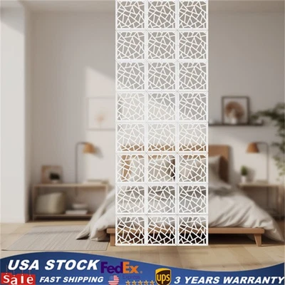 Paneles colgantes divisores de habitación 24 un. patrón de talla paneles colgantes oficina en casa Foto 1 de 4