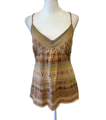 Camiseta sin mangas Loft Babydoll retro años 90 Y2K talla L bosques hadas tonos años 70 retro Foto 1 de 4