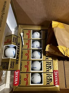 Vtg SPALDING TOP-FLIGHT Golf Balls 1982, 18 Balls, Tees, 9 Visors, BRINKS NIB - Picture 1 of 5