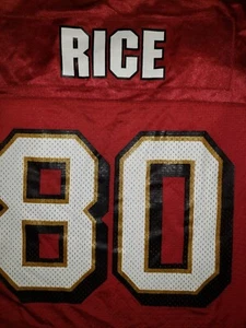 Vintage San Francisco 49ers Jerry Rice Starter Jersey 90s NFL Mens Size XL - Picture 1 of 12