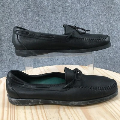Zapatos Dexter Para Hombres 13 M Mocasines Sin Cordones Cuero Negro Cómodos Sin usar, en Caja, Puntera Baja Parte Superior Foto 1 de 4