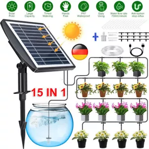 Pflanzenbewässerung Solar Bewässerungssystem Automatisch automatische System Kit - Bild 1 von 15