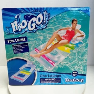 Neu H2O GO Bestway Pool Lounge Stuhl Matte Pool Wasser Schwimmer Spielzeug - kostenloser Versand - Bild 1 von 4