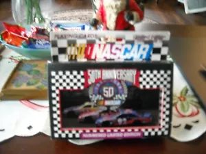 50th Anniversary nascar playing cards two decks in tin - Picture 1 of 2