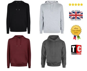 Plain ⵏ Basic ⵏ Hoodie ⵏ Hooded Sweatshirt ⵏ With Pocket ⵏ Top Quality - Picture 1 of 15