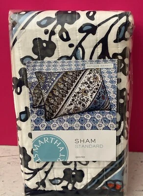 Colección Martha Stewart 100% Algodón Antiguo Mercado Acolchado Multi Estándar Falsa Foto 1 de 4