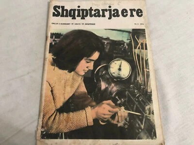 ALBANIA MAGAZINE SHQIPTARJA E RE 2 / 1970 COMMUNIST ERA NEW ALBANIA SOCIALISM - Image 1 of 4