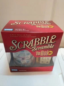 Hasbro Parker Brothers Scrabble Scramble To Go! Reise Kreuzworträtsel Spiel Neu Originalverpackt - Bild 1 von 3