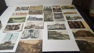 Vintage England Lot 23 Postkarten einige RPPCs Schlösser Denkmäler Landschaft P12 - Bild 1 von 11