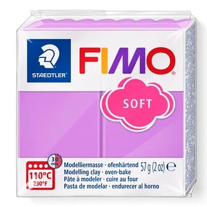 Steadtler FIMO Soft Oven-Bake Modelling Clay 57g Lavender - Picture 1 of 4