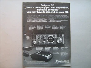 1976 Panasonic RJ-3200 CB radio "the company you can depend on" orig vintage ad - Picture 1 of 1