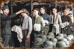 Retro Blechschild WEHRMACHT WW2 30 x 20 cm Metallschild Vintage Nostalgie (2649) - Bild 1 von 5