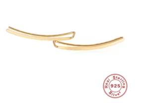 Damen Ohrklemmen 925 Echt Silber - Schmuck Ohrstecker Ear Climber Ohrschmuck - Bild 1 von 3