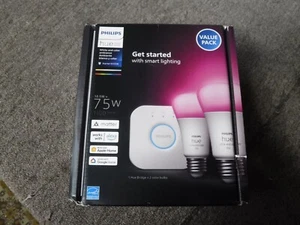 *NEW* Philips Hue 2pk A19 LED Starter Kit, 572818, 9290024687 - Picture 1 of 4