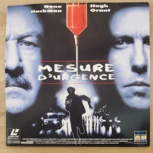 LASERDISC MESURE D'URGENCE avec G.HACKMAN HUGH GRANT SARAH JESSICA PARKER PAL VF - Photo 1/3