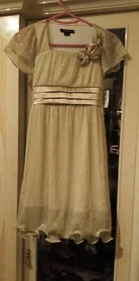 Девочка дети особого случая beautifu цветок девочки свадебное платье размер 7-8 - Изображение 1 из 4