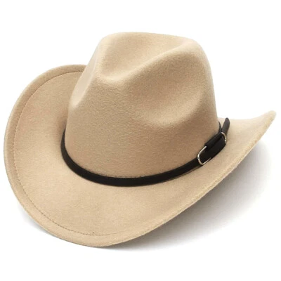 Sombrero de Vaquero Western Niño Niños Niñas Gorra de Vaquera con Cinturón Negro para Fiesta de Cumpleaños Foto 1 de 4