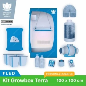 KIT GROW BOX TERRA 100x100 LED MARI-KA' CANNABIS LIGHT - Bild 1 von 5