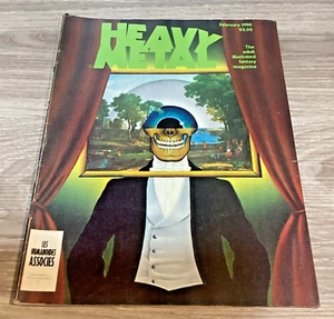 Heavy Metal Magazine February 1980 Vol 3 No. 10 Yes, Mister Bones? Vintage Art - Picture 1 of 6