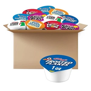 Kellogg Breakfast Cereal Cups Kids Snacks Family Breakfast Variety Pack 96 Cups - Picture 1 of 1