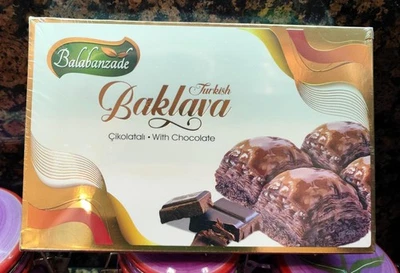 Turkish Baklava with Chocolate 400g Natural Balabanzade - Image 1 of 4