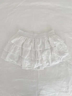 hollister white eyelet floral ruffle rara layered mini skirt coquette y2k cute ♡ - Image 1 of 4