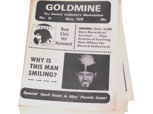 GOLDMINE MAGAZINE   # 10 MAY 1976 PUBLISHED IN FRASER MICH BY ARENA MAGAZINE  G - Bild 1 von 8