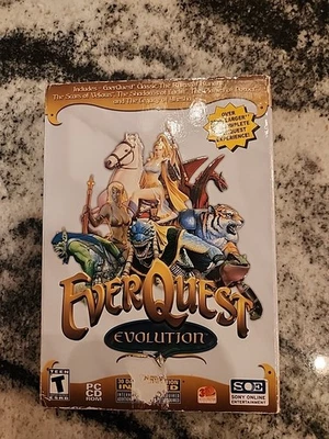 EverQuest Evolution PC CD ROM Small Box Vintage Video Game 2003 Brand New Sealed - Image 1 of 4