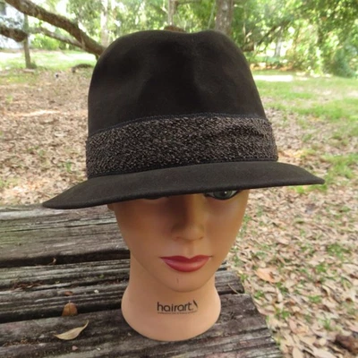 Sombrero Fedora Para Hombre Dobbs Juego Bird Union Hecho Talla 7 De Colección Foto 1 de 4
