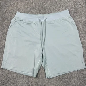 Pantalones Cortos Lululemon Para Hombres 2XL Azul Gris LA Malla Forrada 9" M7AD3S Atlético Gimnasio Preppy - Imagen 1 de 13
