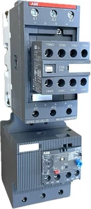 Motorino avviamento ABB 20HP 208V 3 fasi 2NO/2NC 120V-Bobina AF65-30-22-13 EF65-70 NUOVO - Foto 1 di 2