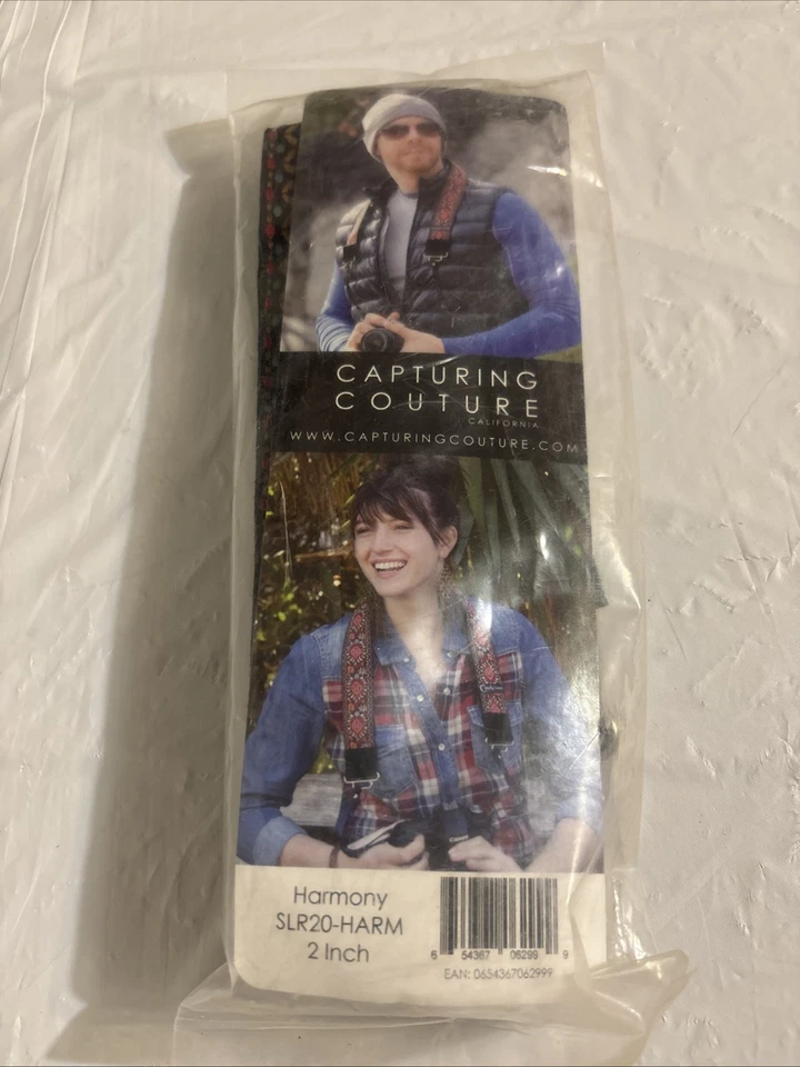 Capturing Couture Harmony Style 2'' Adjustable Camera Strap Vtg. New sealed - Image 1 of 3