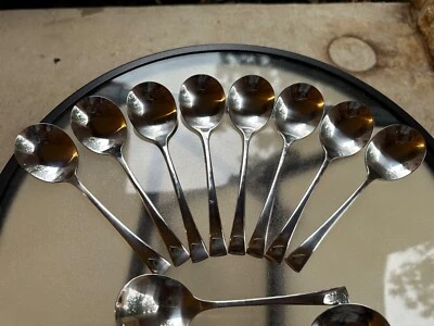 12 Arthur Price Stainless Steel Soup Spoon Flatware - Image 1 of 4