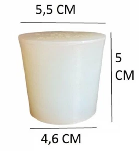 Tappo di silicone PER BOTTE tappo sintetico per barriques botti damigiane - Foto 1 di 3