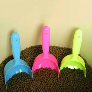 3 STYLES PET DOG CAT PUPPY DRY FOOD FEED BIRD PLASTIC SCOOP MEASURING - Picture 1 of 14