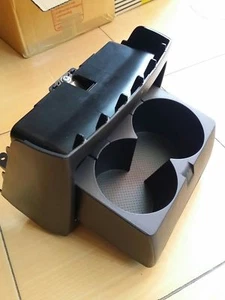 1PC GENUINE BLACK REAR CONSOLE CUP HOLDER FOR TOYOTA HILUX SR5 MK6 MK7 FORTUNER - Picture 1 of 7