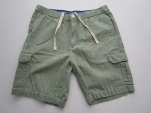 Mens 33 Tommy Bahama Linen Blend Shorts cargo drawstring green - Picture 1 of 5