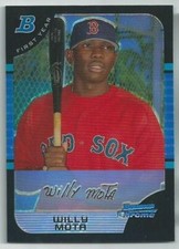 2005 Bowman Chrome Willy Mota First Year Rookie RC Refractor Ref #314