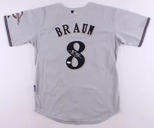 Ryan Braun Signed Milwaukee Brewers Majestic Jersey (JSA) 6×All-Star / 2011 MVP - Picture 1 of 5