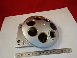LEICA DMR SEVEN POSITION OBJECTIVE NOSEPIECE MICROSCOPE PART OPTICS AS IS &W3-A8 - Picture 1 of 7