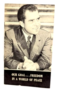 1956 Richard Nixon Pamphlet Lions International Miami Speech Ephemera - Picture 1 of 4