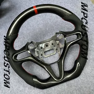 Fit For Honda 8th gen Civic Si 2006 - 2010 2011 Real Carbon fiber Steering Wheel - Picture 1 of 8