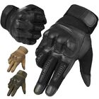 Tactical Motorcycle Full Finger Gloves Touch Screen Riding Cross Dirt Gloves